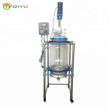 Peptide Synthesis Reactor High Efficiency 100L Chemical jacked Glass Filter Reactor Equipment